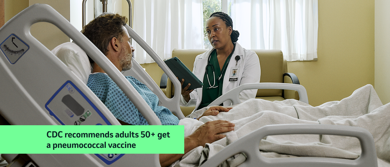 CDC Recommends Adults 50+ Get a Pneumococcal Vaccine